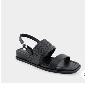 Aerosoles black strap sandal size 10.5